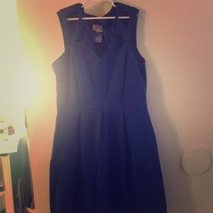 Blue cocktail dress